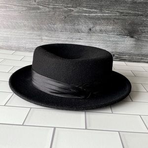 Black Wool ASOS Hat